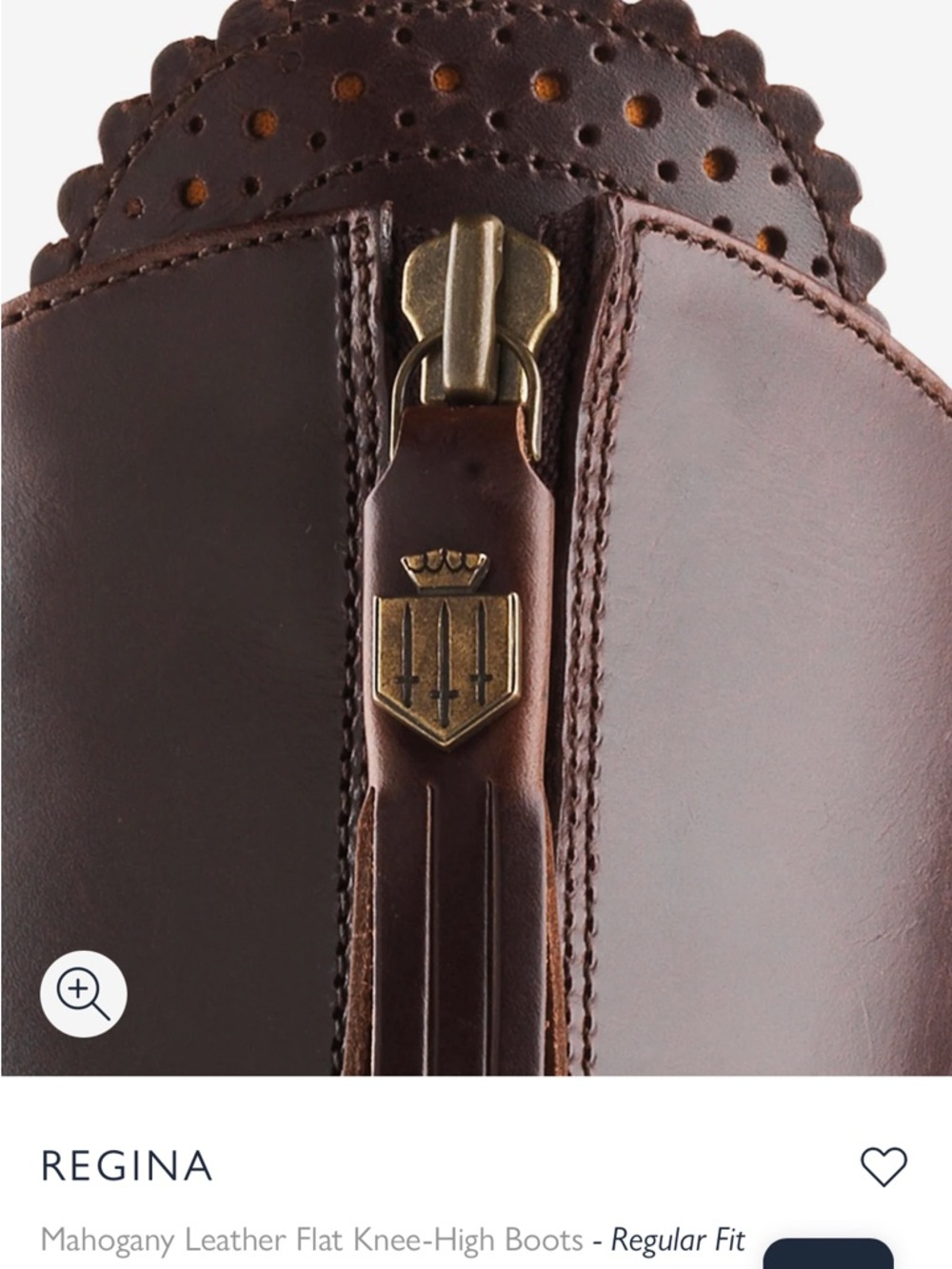 Fairfax & Favor Regina Leather Boots - Picture 2 of 9